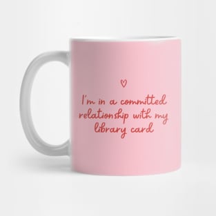 Library Card Lovers Mug